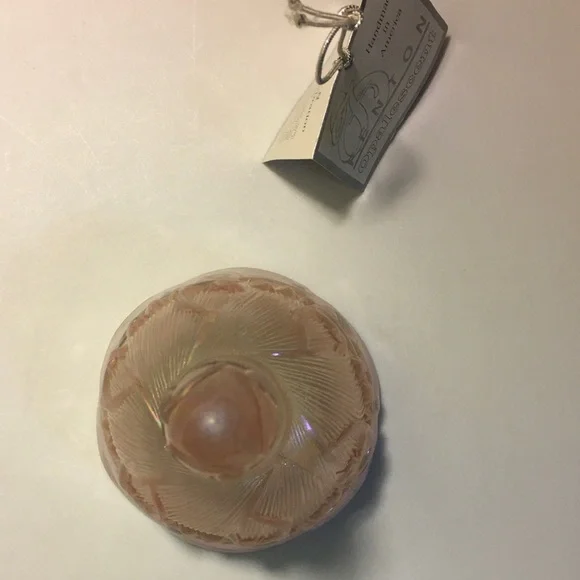 SOLD Beautiful Retro Fenton Pink Opalescent Glass Dinner Bell - Picture 6 of 12